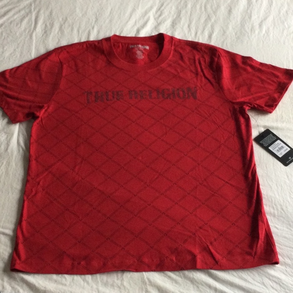 PRICE DROP! NWT True Religion Red Men's Shirt